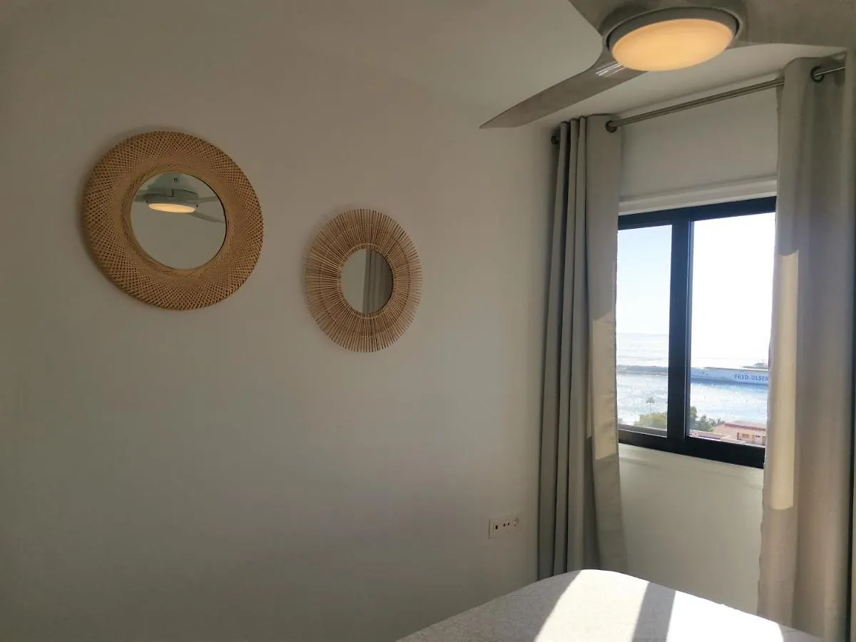 La Serenata Los Cristianos Achacay Vue Panoramique Ocean Appartement 아파트